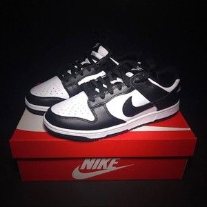 Nike Dunk Low White Black Panda Women Sneakers | Size: 7.5 Womens